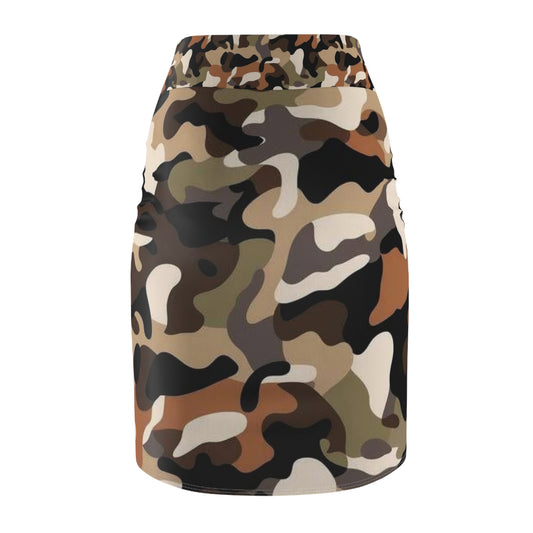 Women's Pencil Skirt (AOP) (military3)