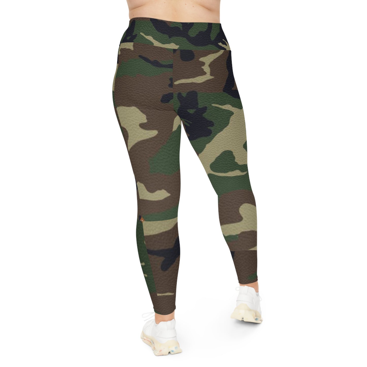Plus Size Leggings (Military1) "high resolution"