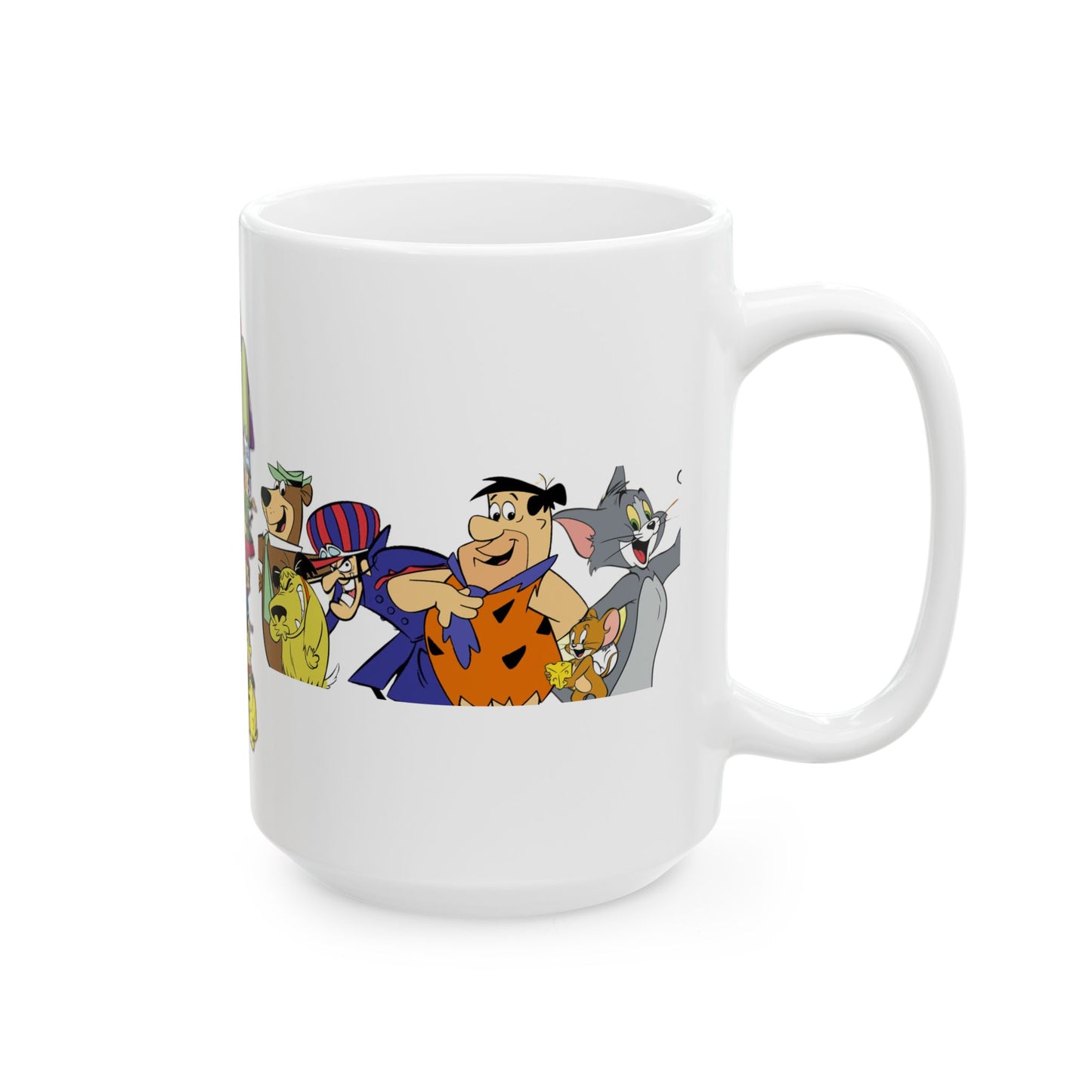 Ceramic Mug, (11oz, 15oz) hanna barbera// high resolution