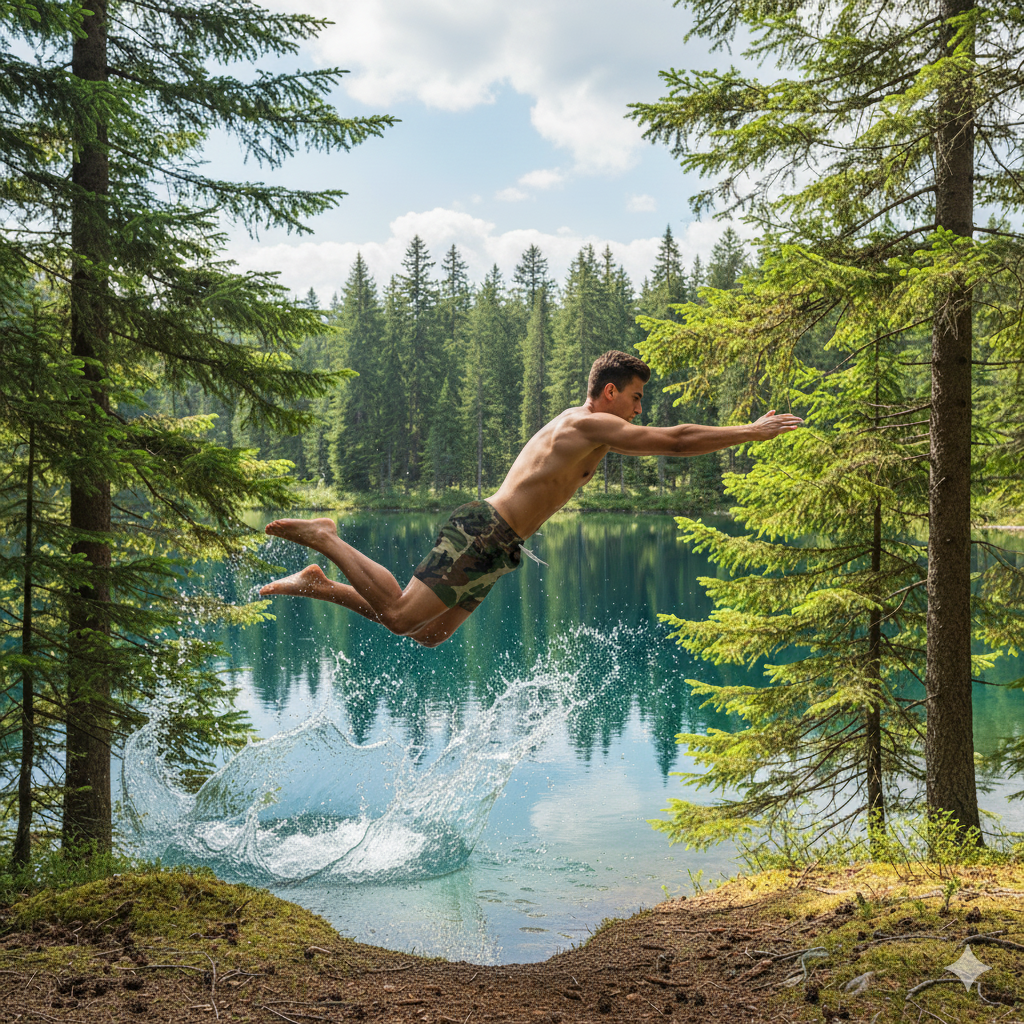 Swim Trunks (AOP) (military1) "high resolution"