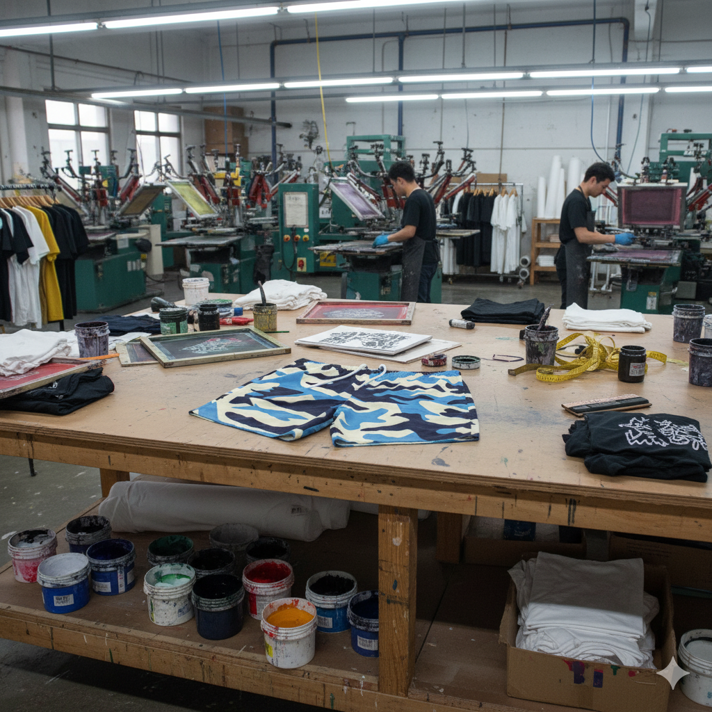 Swim Trunks (AOP) (military4) "high resolution"