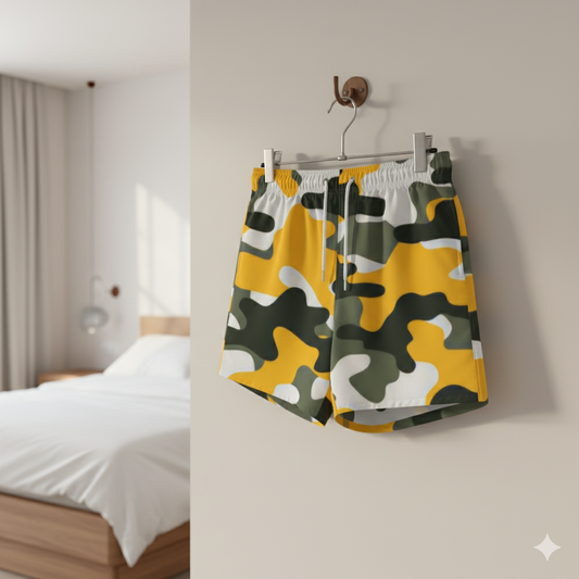 Swim Trunks (AOP) (military5) "high resolution"