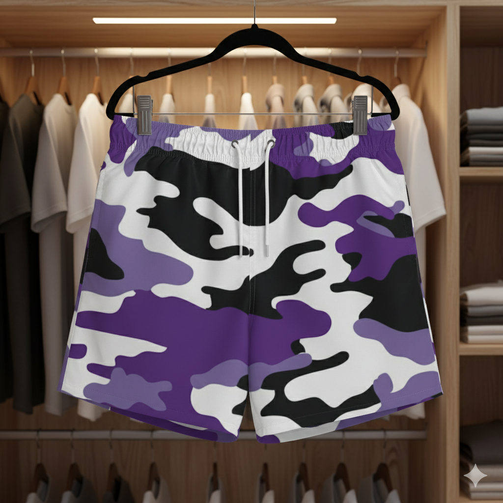 Swim Trunks (AOP) (military6) "high resolution"