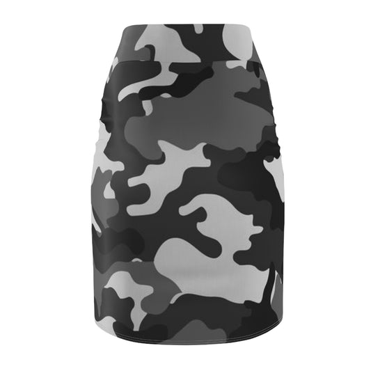 Women's Pencil Skirt (AOP) (military13)"high resolution"