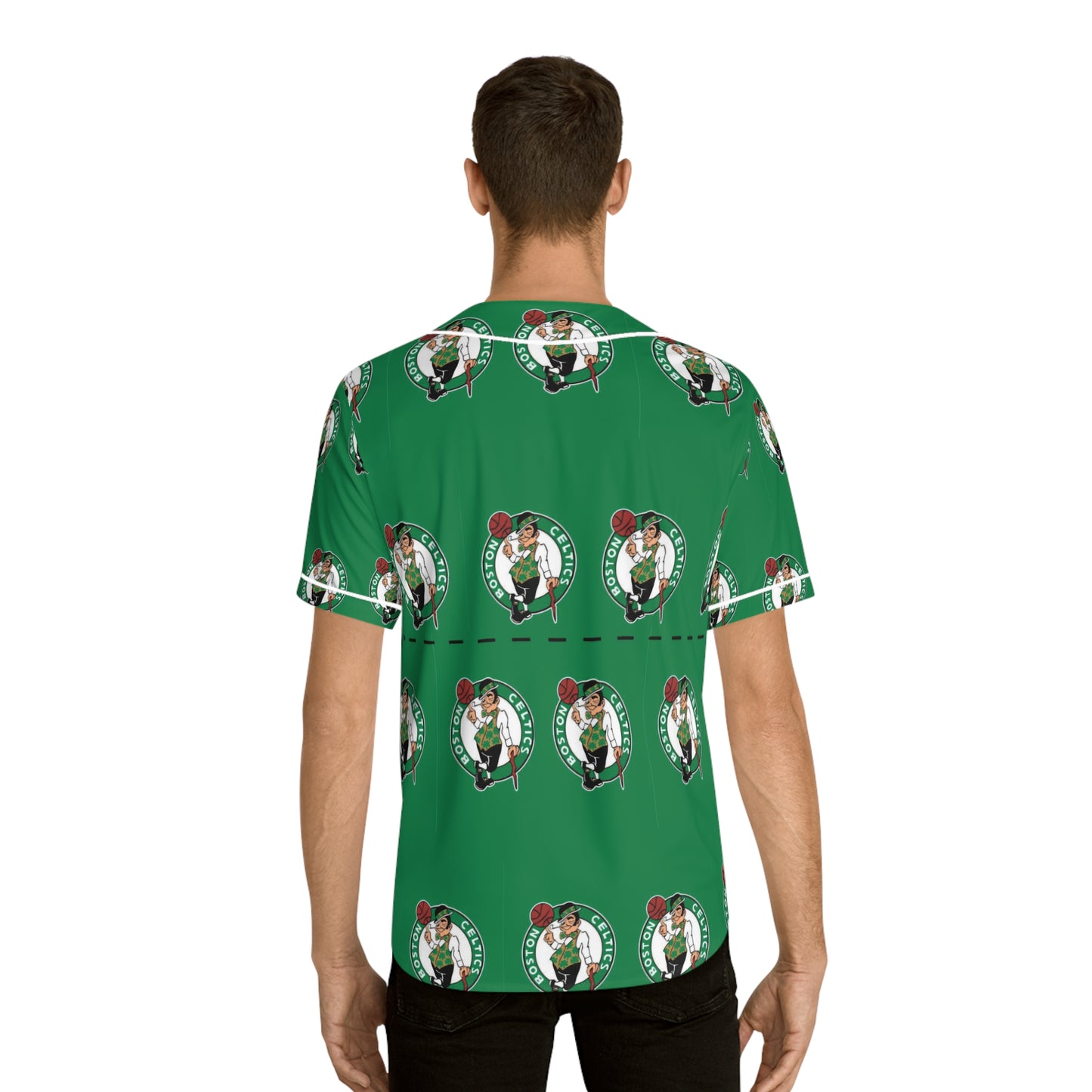 Boston Men's Baseball Jersey (AOP)