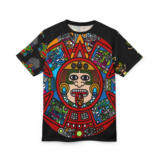 Unisex Cut & Sew Tee (AOP) (Mayas)