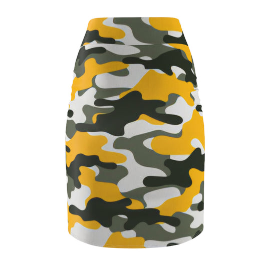 Women's Pencil Skirt (AOP) (military5)