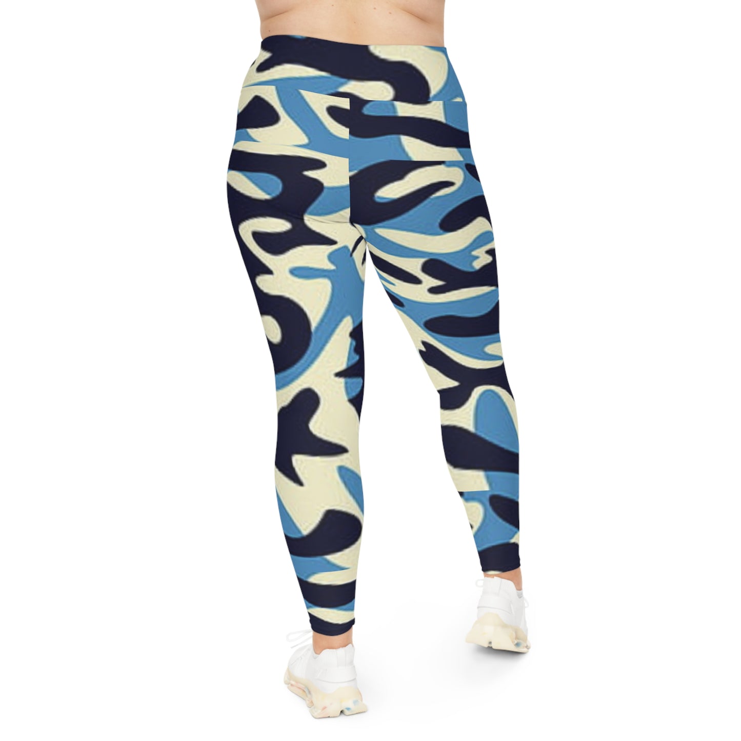 Plus Size Leggings (AOP) (Military4)