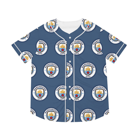 Manchester city  Men's Baseball Jersey (AOP)