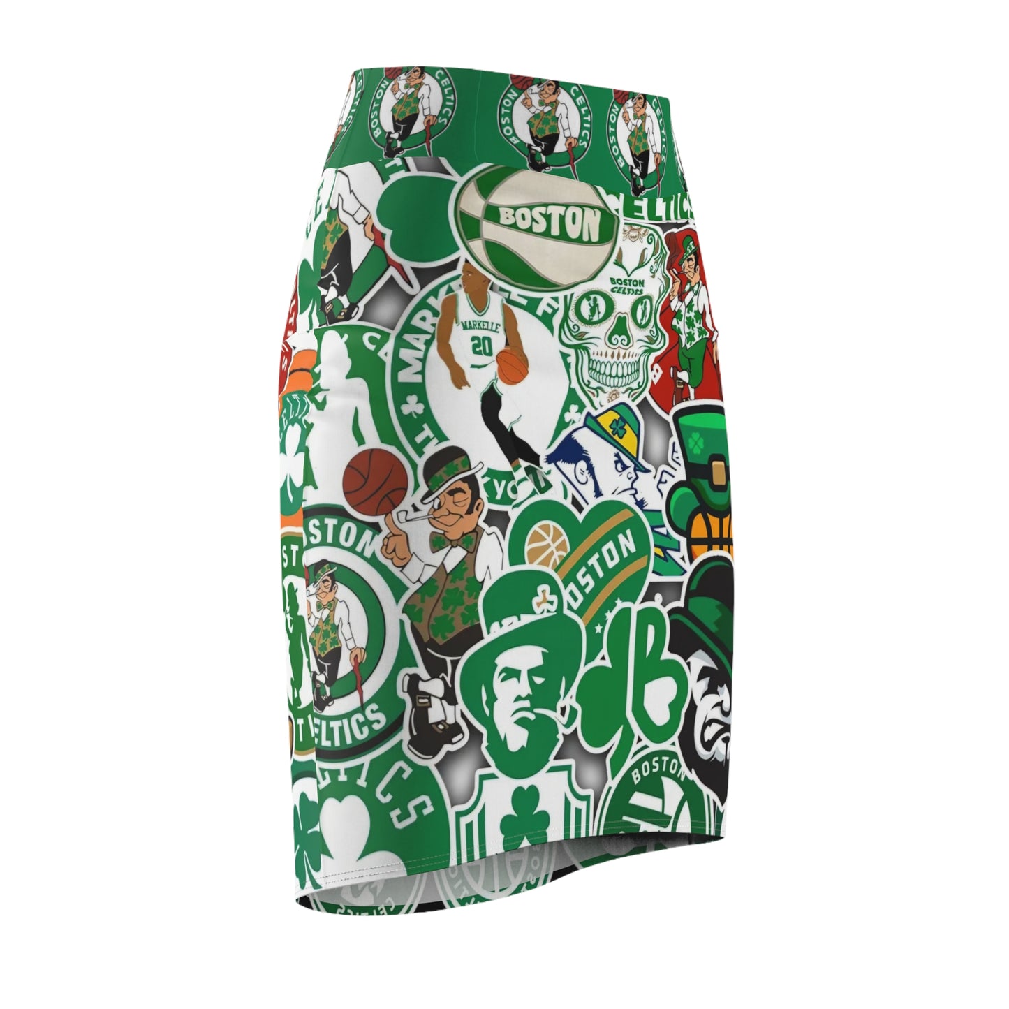 Women's Pencil Skirt (celtics)[high resolution]
