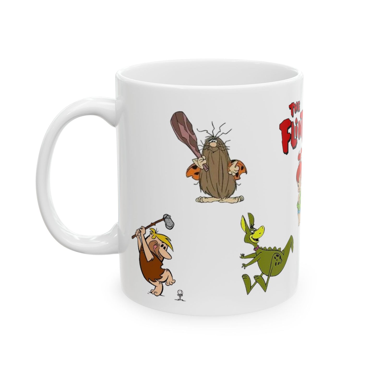 Ceramic Mug, (11oz, 15oz)  flinstones4