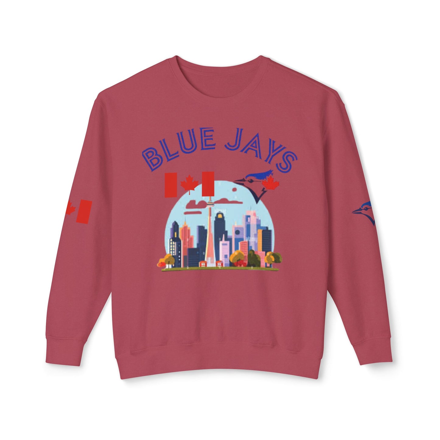 Unisex Lightweight Sweatshirt (blue jays)[high resolution]
