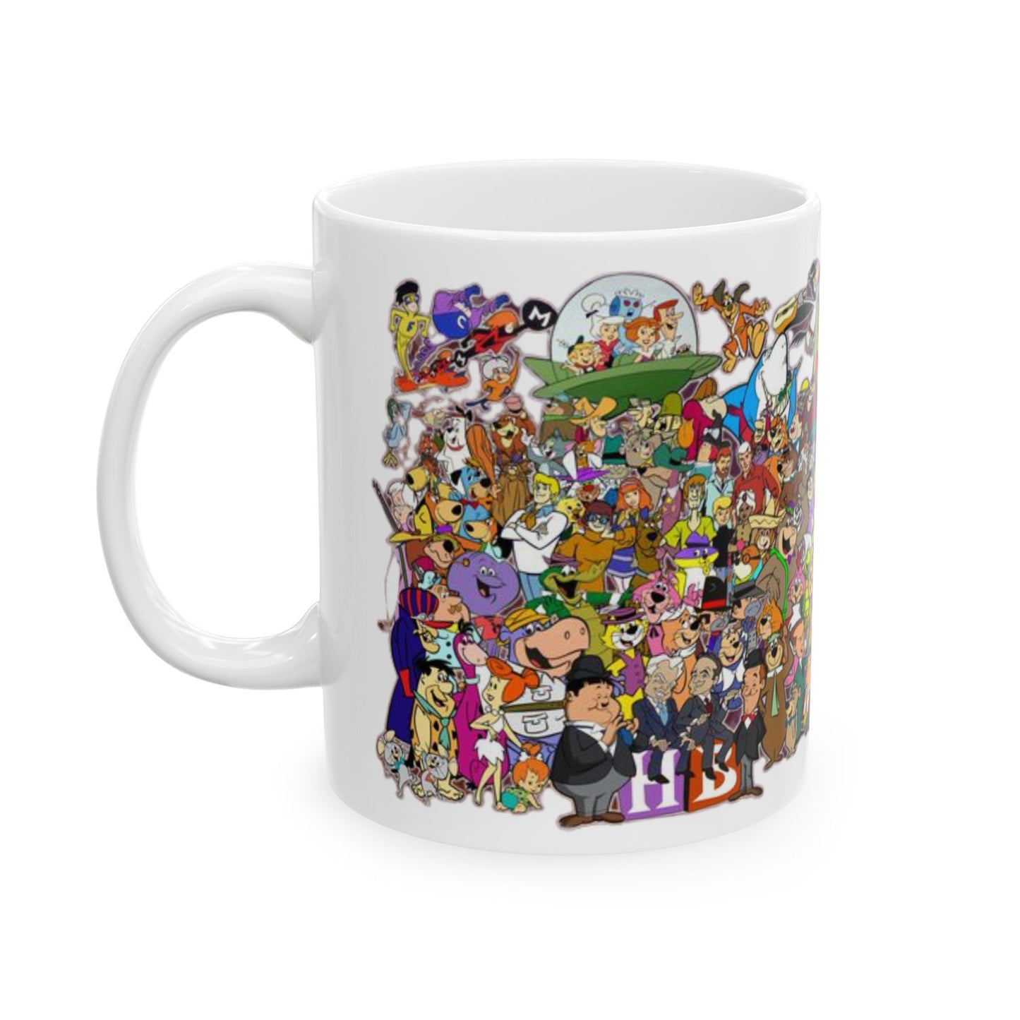 Ceramic Mug, (11oz, 15oz) hanna barbera// high resolution