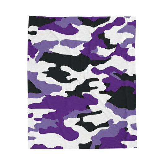 Velveteen Plush Blanket (military6) [high resolution]