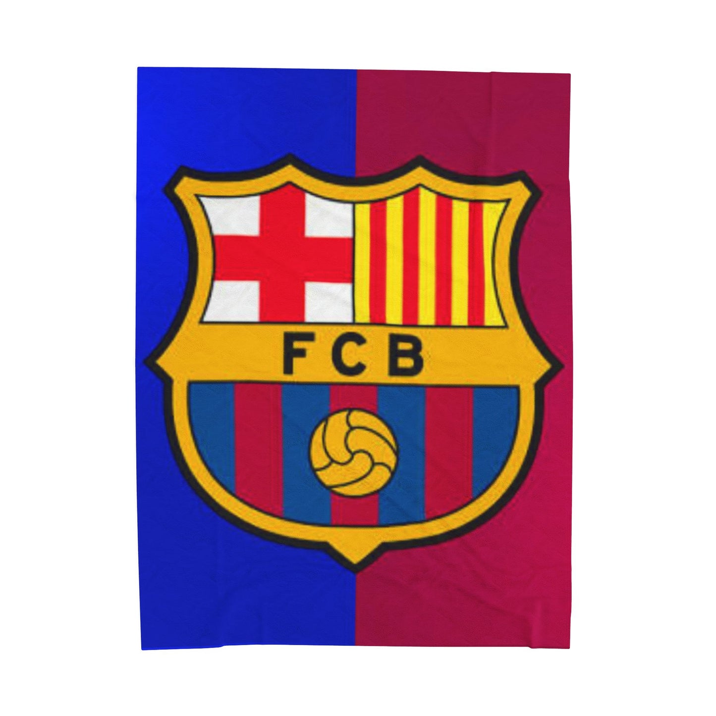 Velveteen Plush Blanket (barcelona)[high resolution]