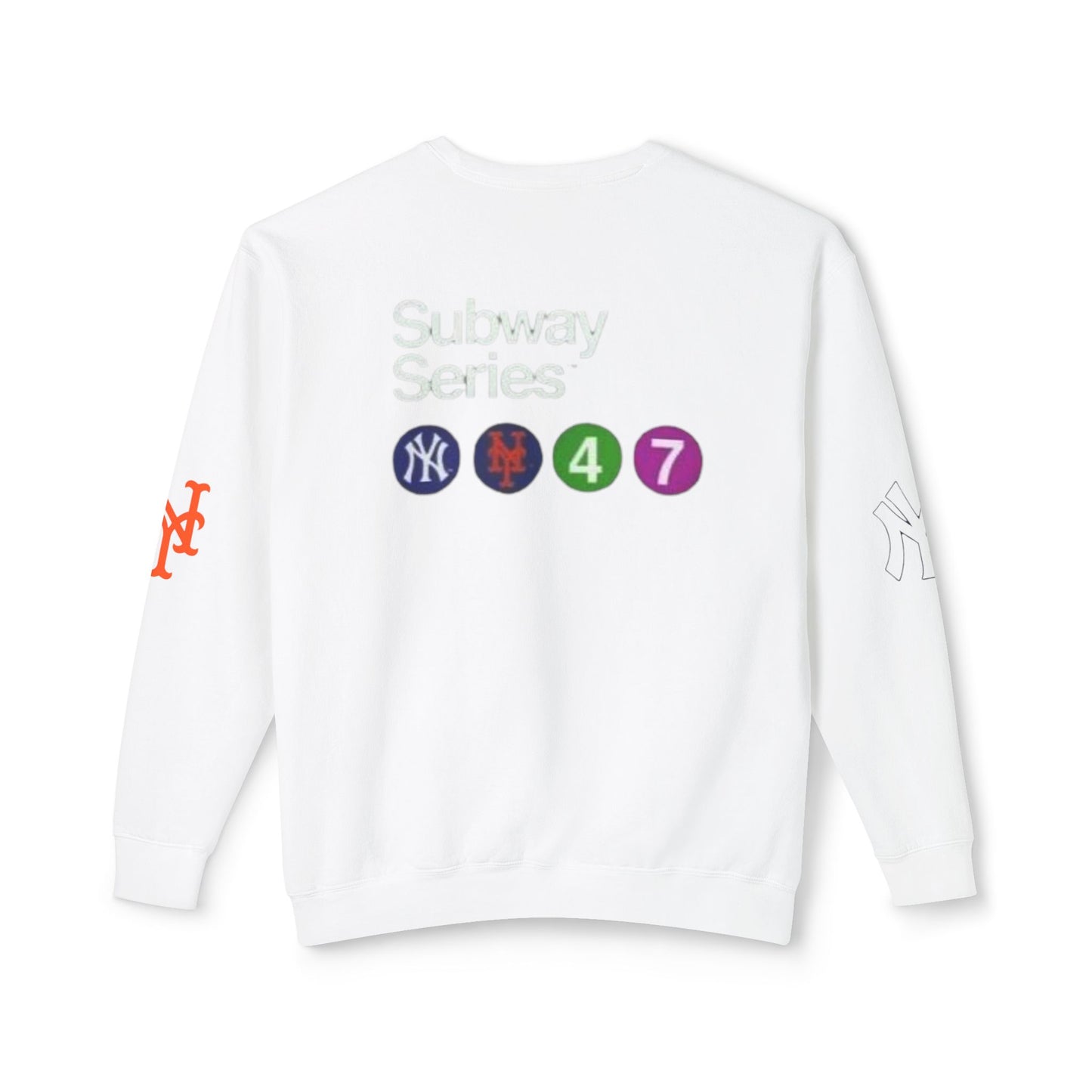 Unisex Lightweight Crewneck Sweatshirt mets yankees subway