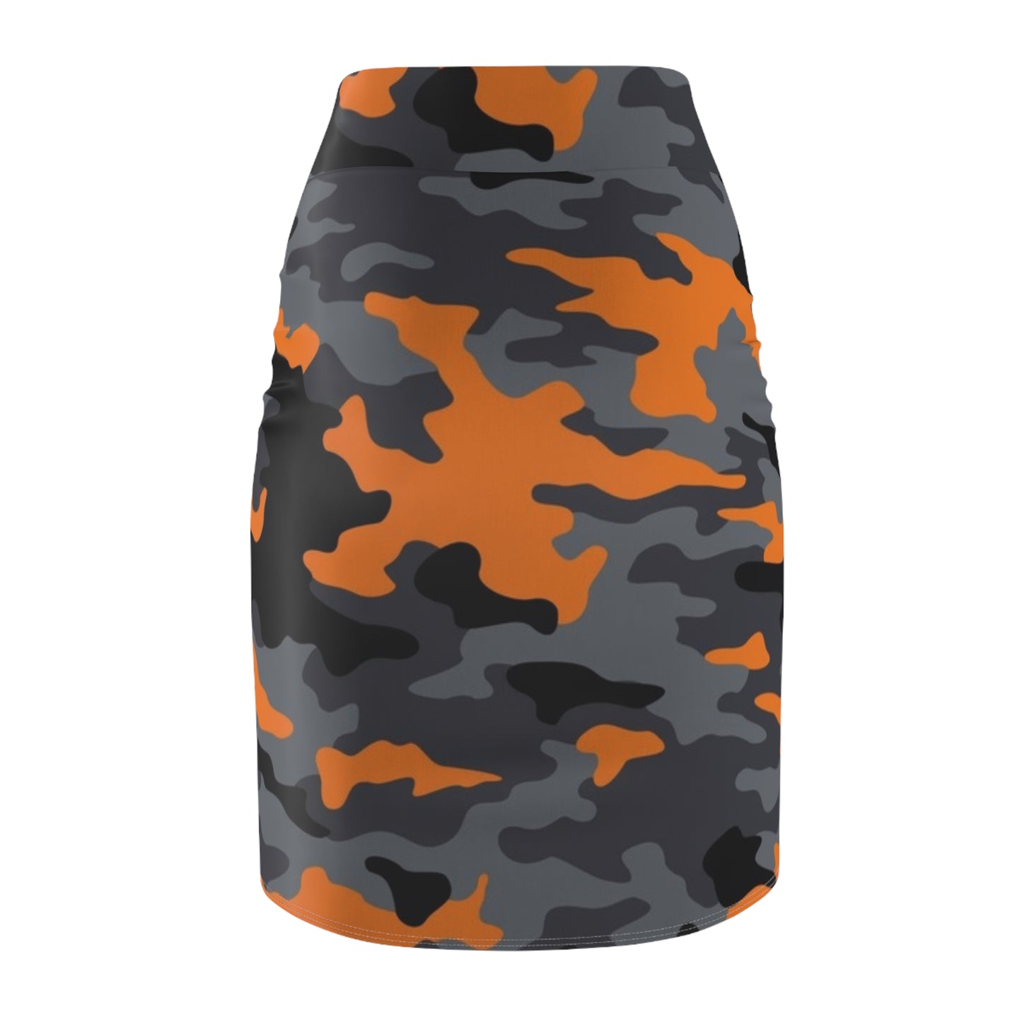 Women's Pencil Skirt (AOP) (military7)"high resolution"