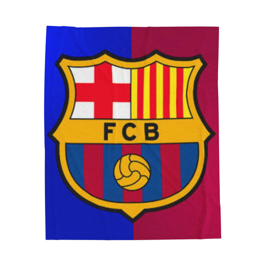 Velveteen Plush Blanket (barcelona)[high resolution]