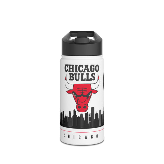 Stainless Steel Water Bottle (bulls) [high resolution]