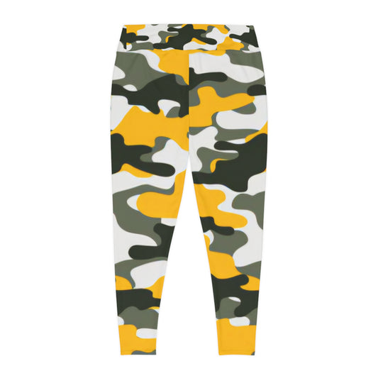 Plus Size Leggings (AOP)(Military5)