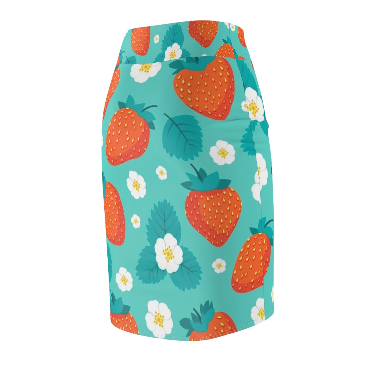 Women's Pencil Skirt (Fresa )[high resolution]