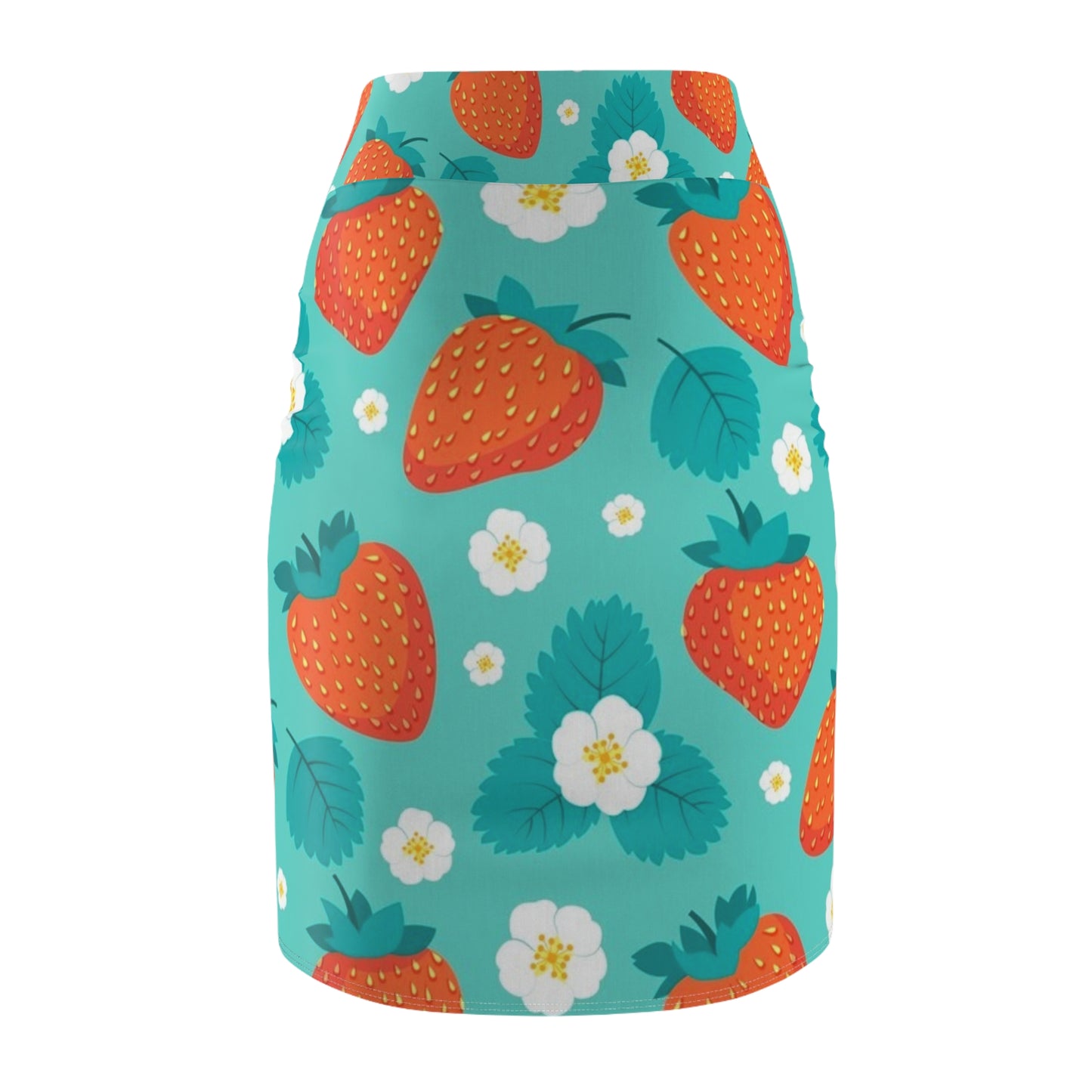 Women's Pencil Skirt (Fresa )[high resolution]