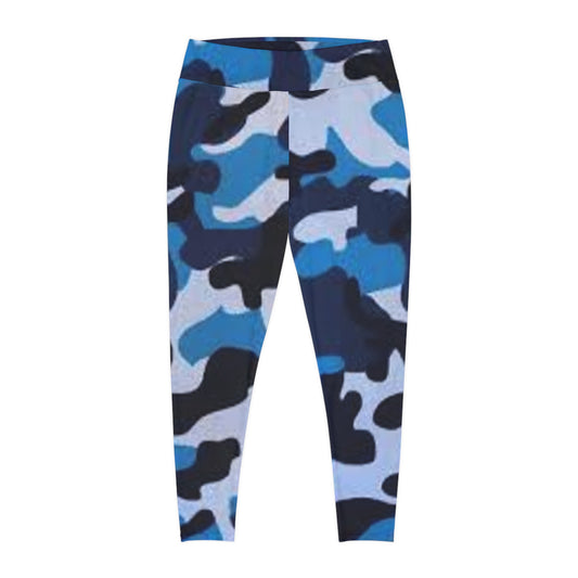 Plus Size Leggings (AOP) (Military9)