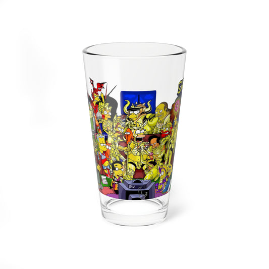 Mixing Glass, 16oz (simpsons hallowenn) [high resolution]
