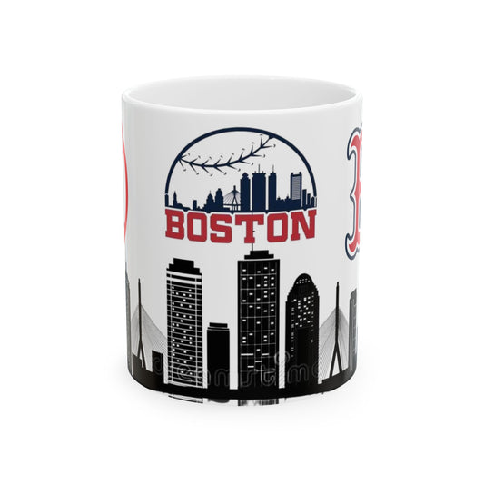 Ceramic Mug, (11oz, 15oz)  (redsox) [high resolution]