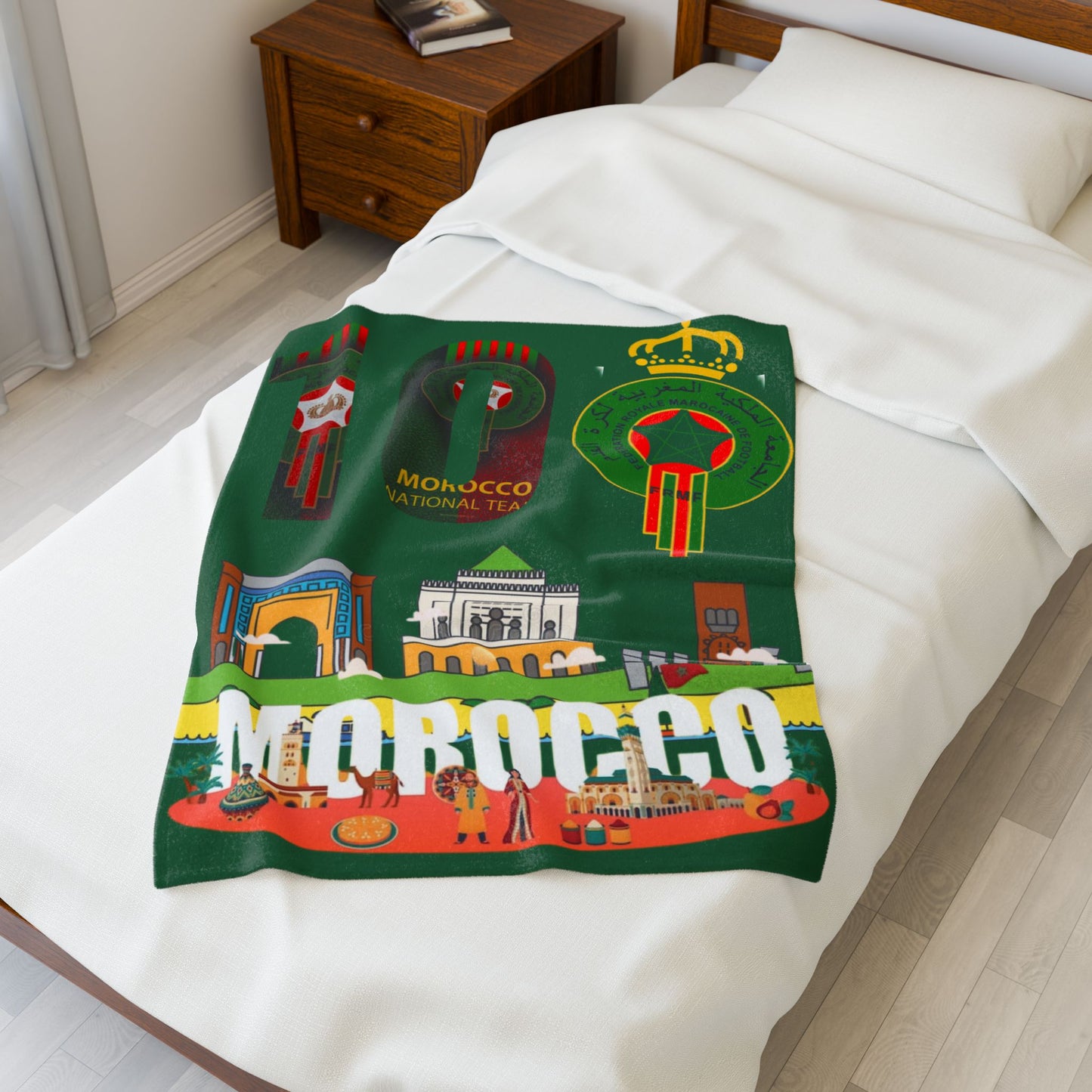 Velveteen Plush Blanket  (morocco) [high resolution]