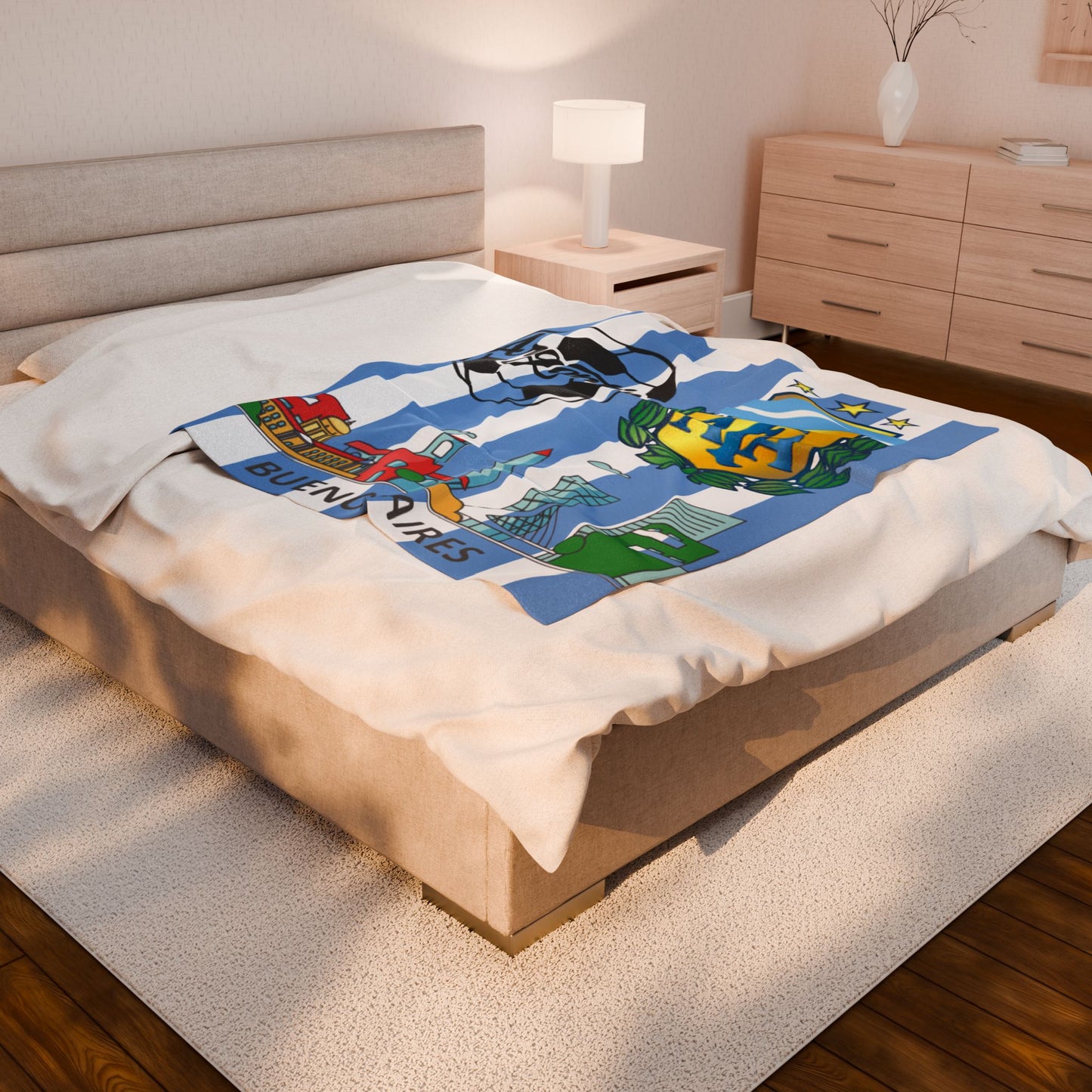 Velveteen Plush Blanket  (argentina) [high resolution]