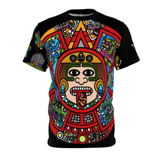 Unisex Cut & Sew Tee (AOP) (Mayas)