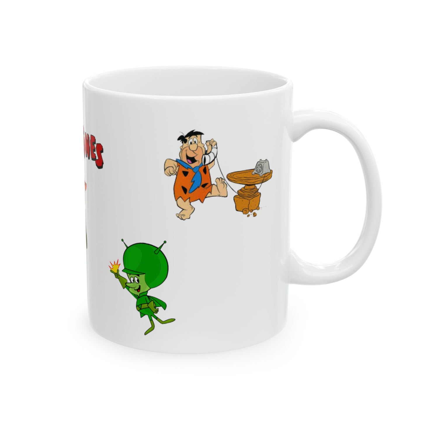 Ceramic Mug, (11oz, 15oz)  flinstones4