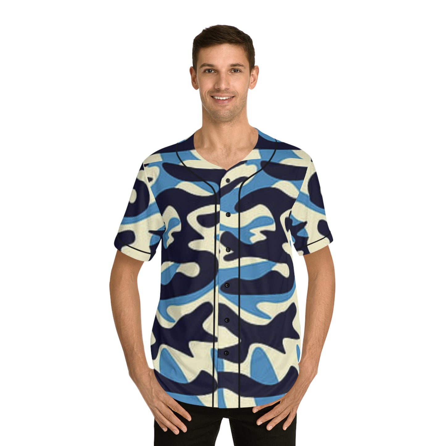 Men's Baseball Jersey (AOP) (Military4)