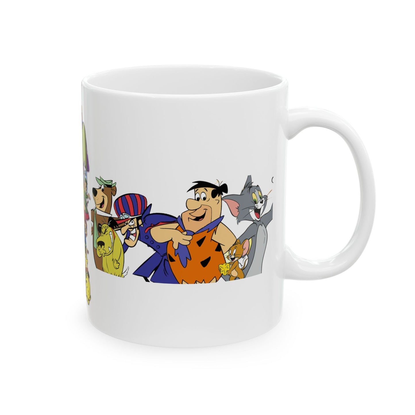 Ceramic Mug, (11oz, 15oz) hanna barbera// high resolution