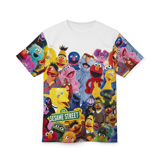 Unisex Cut & Sew Tee (AOP) sesame