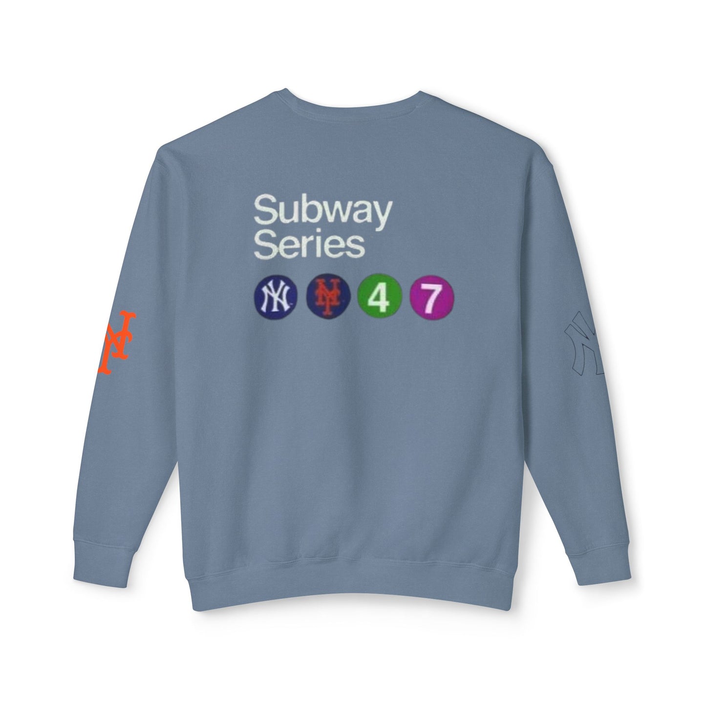 Unisex Lightweight Crewneck Sweatshirt mets yankees subway