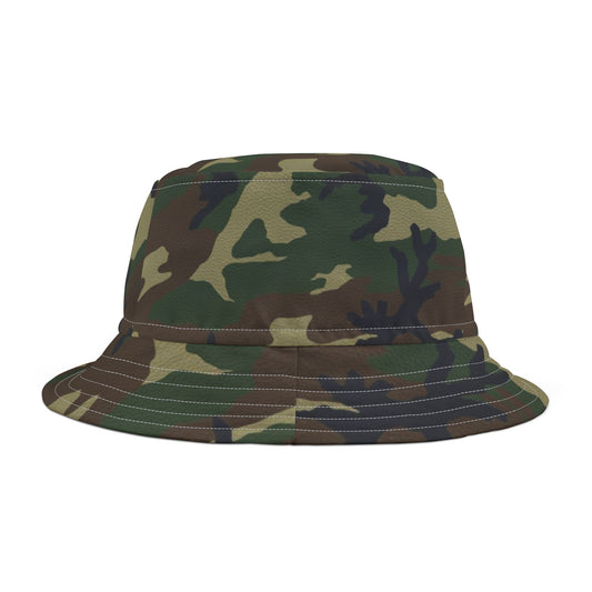 Bucket Hat (AOP)(Military1) "high resolution"