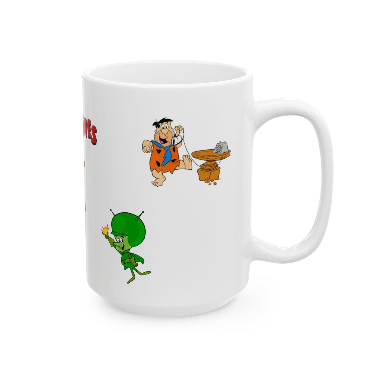 Ceramic Mug, (11oz, 15oz)  flinstones4