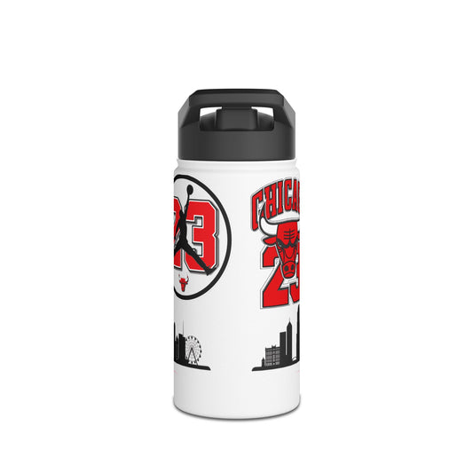 Stainless Steel Water Bottle (bulls) [high resolution]