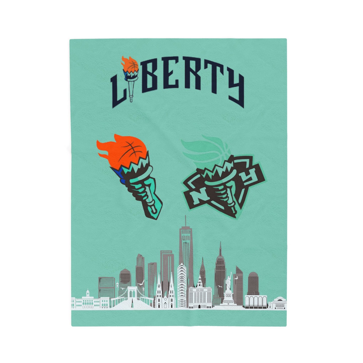 Velveteen Plush Blanket  (liberty) [high resolution]