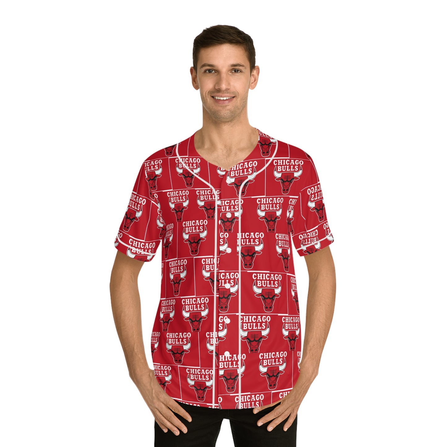 Bosto  Men's Baseball Jersey (AOP)