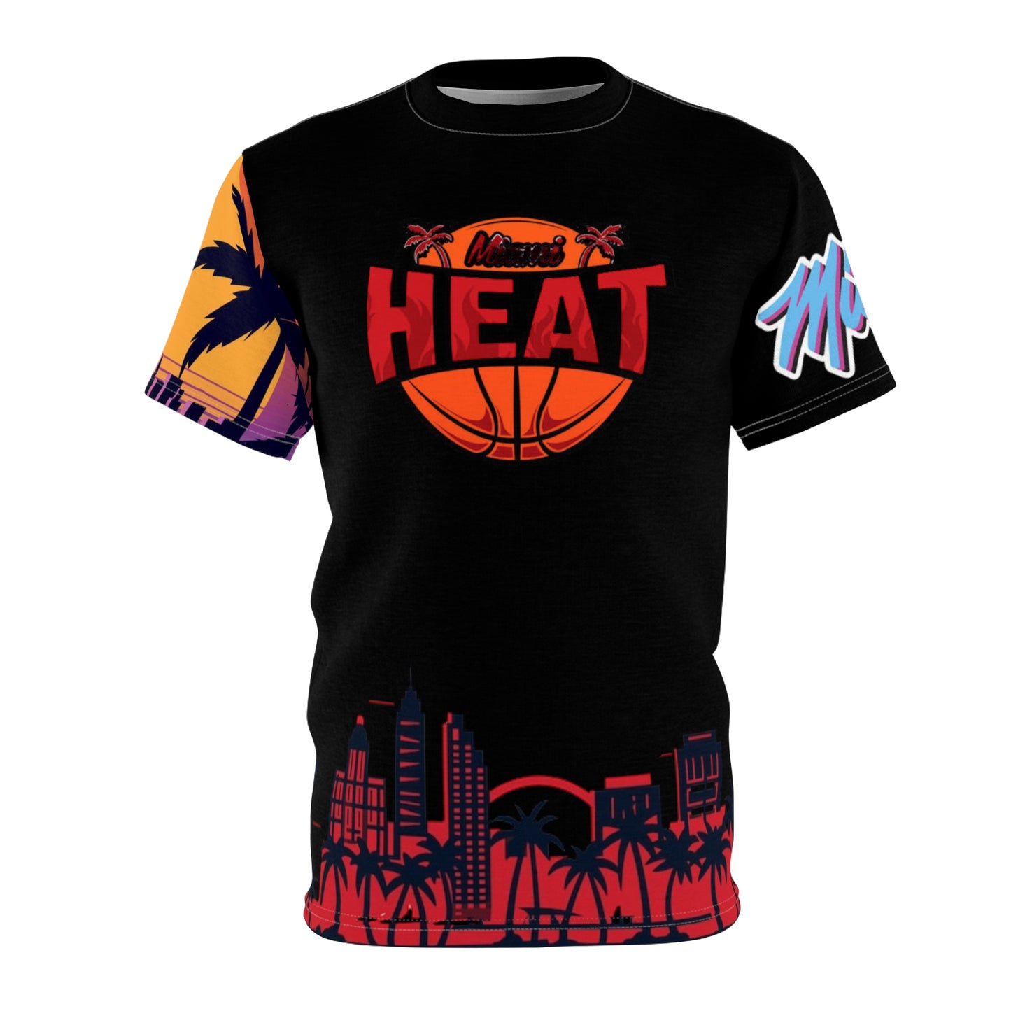 Unisex Cut & Sew Tee (miami heat)[high resolution]