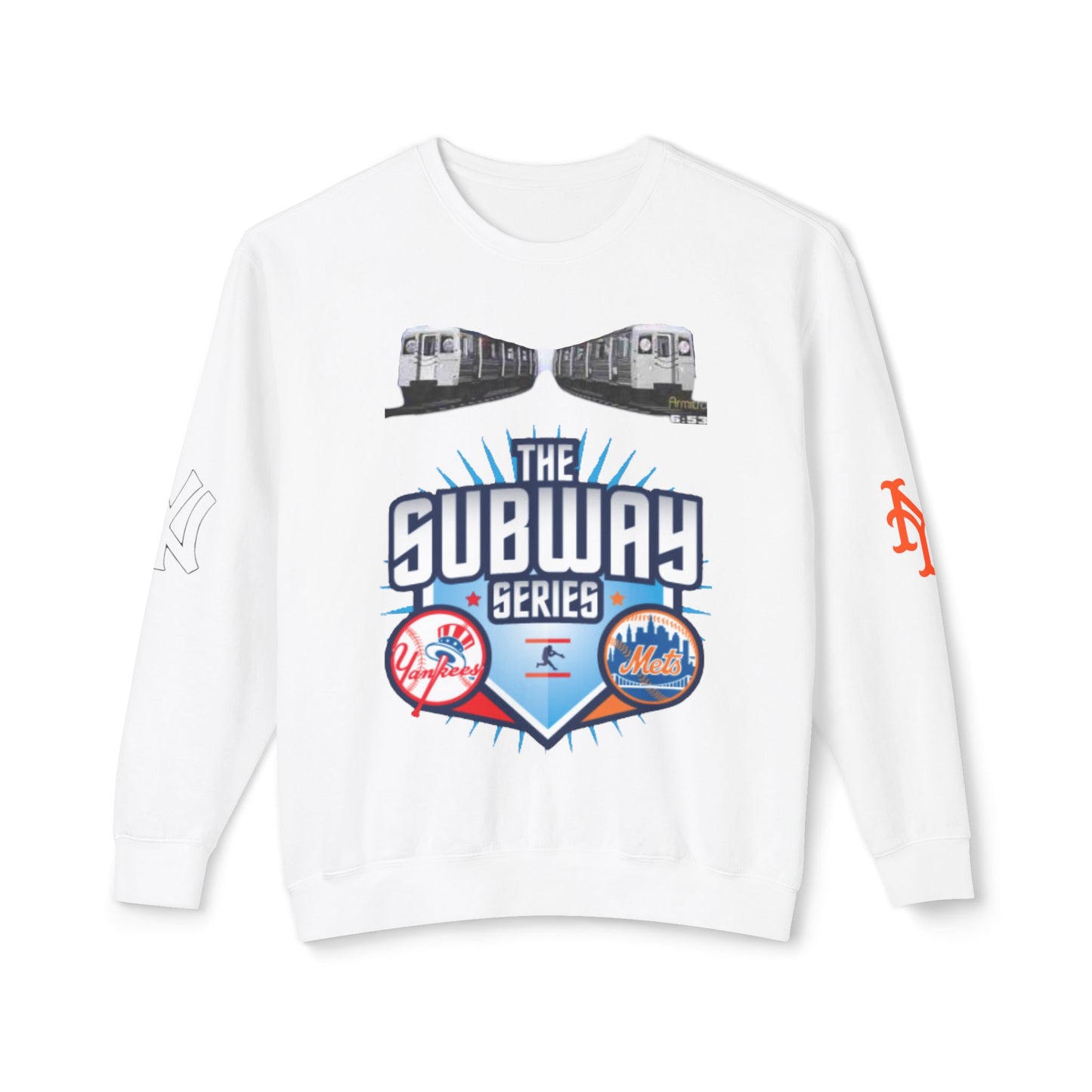 Unisex Lightweight Crewneck Sweatshirt mets yankees subway