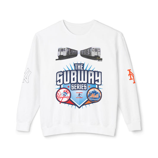 Unisex Lightweight Crewneck Sweatshirt mets yankees subway