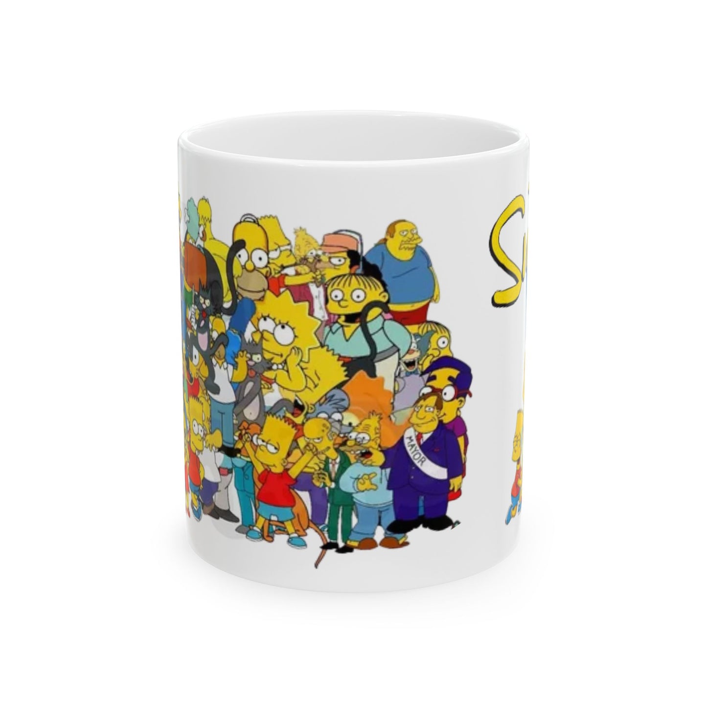 Ceramic Mug, (11oz, 15oz)  simpsons [high resolution]