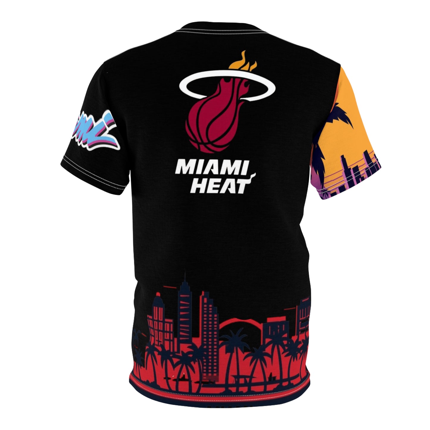 Unisex Cut & Sew Tee (miami heat)[high resolution]
