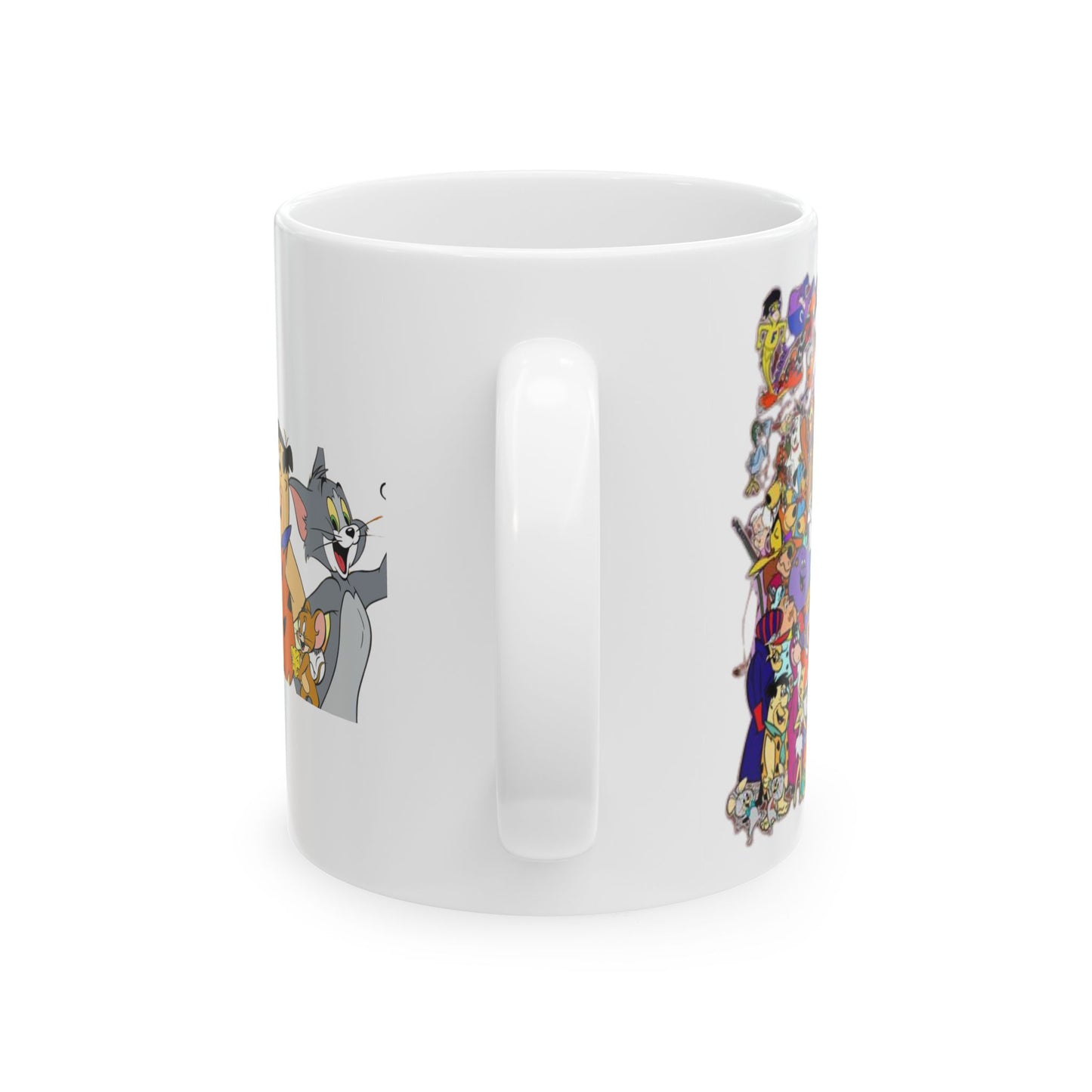 Ceramic Mug, (11oz, 15oz) hanna barbera// high resolution