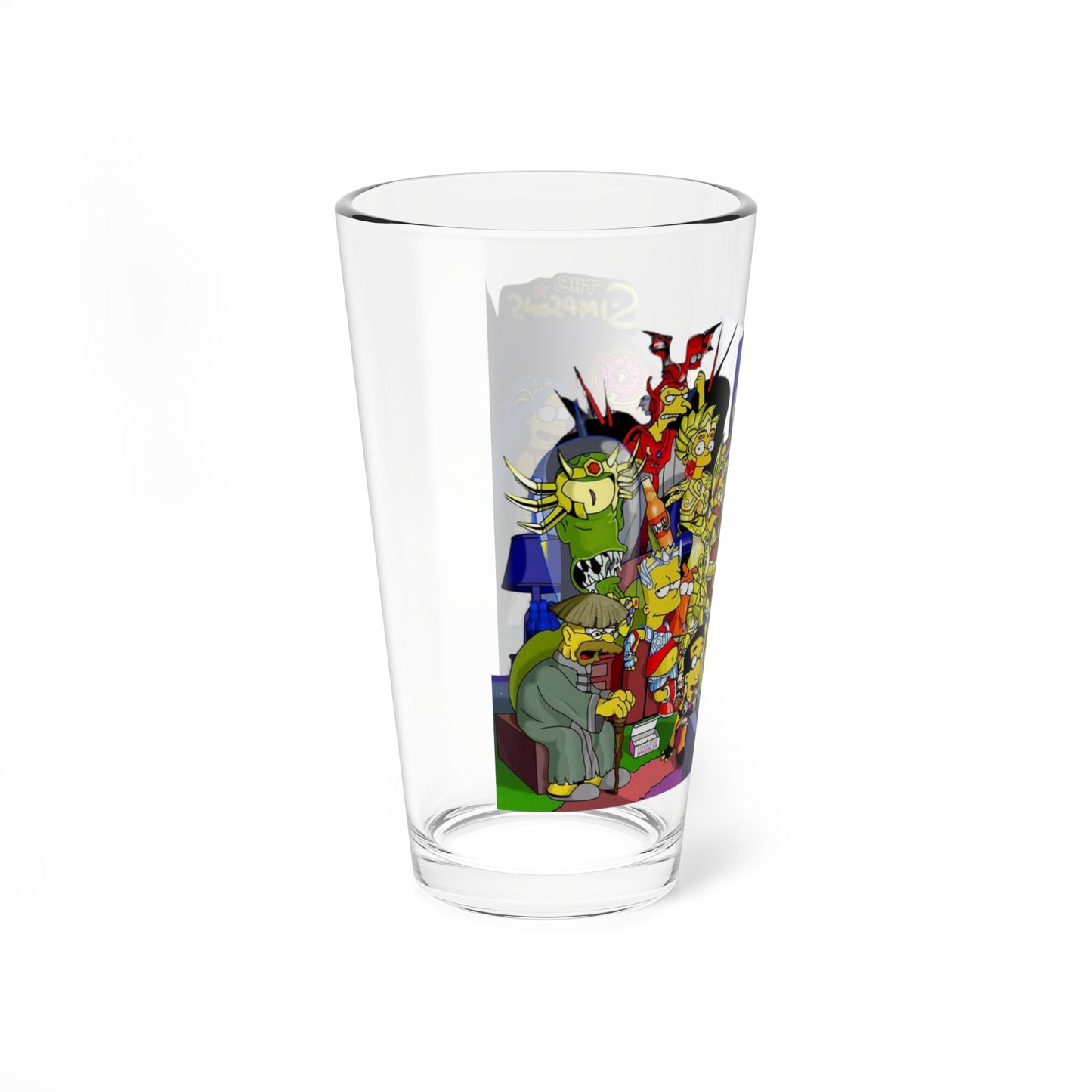 Mixing Glass, 16oz (simpsons hallowenn) [high resolution]