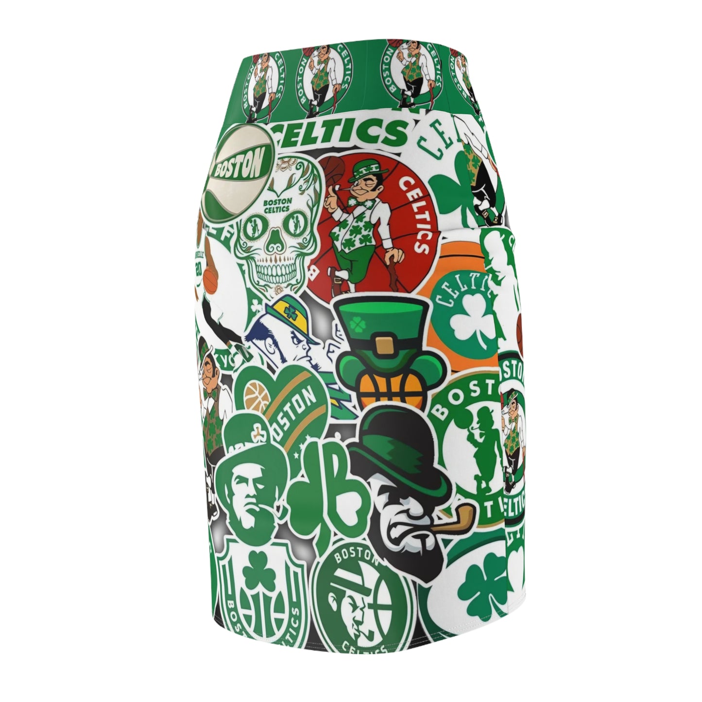 Women's Pencil Skirt (celtics)[high resolution]